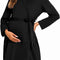 Maternity Robe Labor Delivery Nursing Gown Hospital Breastfeeding Dress Bathrobes